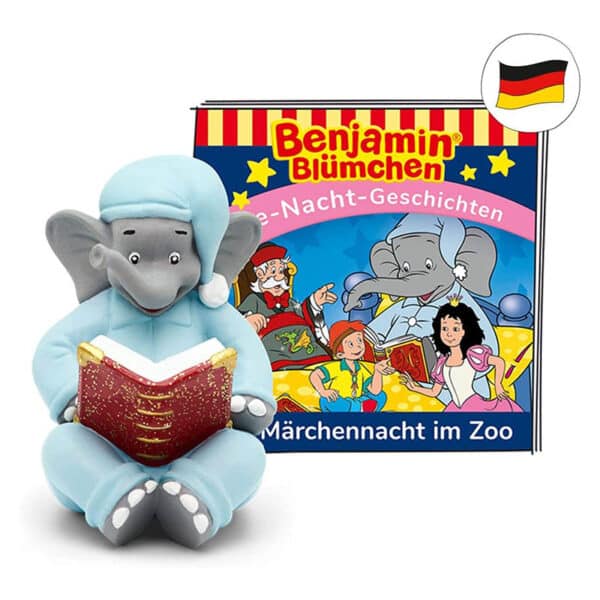 tonies Hörfiguren für Toniebox Benjamin BLÜMCHEN Hörspiel - Märchennacht im Zoo - Gute Nacht Geschichten und Lieder Figur - ca. 44 Min - ab 3 Jahre - DEUTSCH