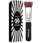 Make Up Pinsel Kabuki Foundation Pinsel Schminkpinsel Kosmetikpinsel Ideal für Cremige, Pudrige oder Flüssige Foundation Dichte Synthetische Premium Pinselhaare ohne Ausfall Super Geschenkidee