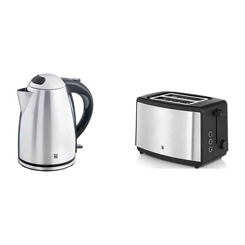 WMF Stelio Wasserkocher Edelstahl 1,7l, elektrischer Wasserkocher mit Kalkfilter, 2400 W, Wasserstandsanzeige beleuchtet, edelstahl matt WMF Stelio Wasserkocher Edelstahl 1,7l, elektrischer Wasserkocher mit Kalkfilter, 2400 W, Wasserstandsanzeige beleuchtet, edelstahl matt