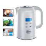 Russell Hobbs Wasserkocher Precision, 1,7l, 2200W, digitale Temperatureinstellung LCD Anzeige, 25°-100°C einstellbar für die Zubereitung von Babynahrung & Tee, Warmhaltefunktion, Teekocher 21150-70