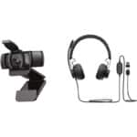 Webcam + Kopfhörer mit Mikrofon