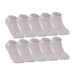 10 | 20 | 30 Paar Sneaker Socken Herren Damen Schwarz Weiss Grau Baumwolle