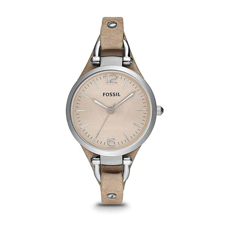 FOSSIL Womens Watch Georgia, 32mm case size, Quartz movement, Leather strap Fossil FOSSIL Womens Watch Georgia, 32mm case size, Quartz movement, Leather strap Fossil