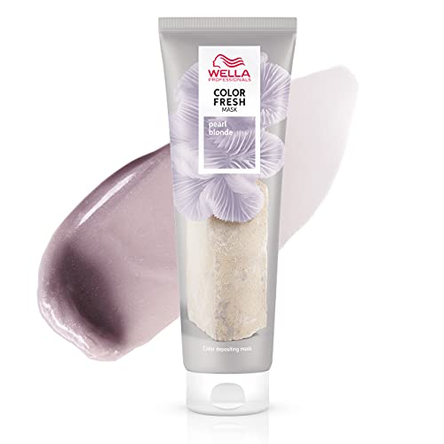 Wella Professionals Color Fresh Mask Pearl Blonde – Haarkur zum Beleben und Verändern der Haarfarbe – pflegende Tönung mit Avocadoöl – für helles und aufgehelltes Haar – 150 ml Wella Professionals Color Fresh Mask Pearl Blonde – Haarkur zum Beleben und Verändern der Haarfarbe – pflegende Tönung mit Avocadoöl – für helles und aufgehelltes Haar – 150 ml