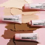 Maybelline New York 4-in-1 Make Up mit Concealer, BB Cream, Puder und Primer, für einen perfektionierten Teint, Foundation mit leichter Deckkraft, Instant Perfector Matte – Bild 11