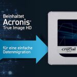 Crucial MX500 - bis zu 560 MB/s (3D NAND, SATA, 2,5 Zoll, Internes SSD) – Bild 4