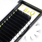 Selbstfächernde Wimpern .03 .05 .07.10 Easy Fan Lashes für Volumentechnik C D curl Wimpernextensions Volumen Wimpern Einzelne Länge Schwarz