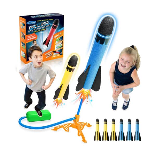 DejaNard Let's Arezooo Spielzeug ab 3-12 Jahre Junge, Outdoor Spielzeug 3 4 5 6 7 8 9 10 Jahre Junge Spielzeug für Draussen Gartenspielzeug Rakete Spielzeug Geschenk Mädchen 4-12 Jahre Kinderspielzeug