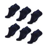 Fullluwaa 6/12 Paar Sneaker Socken Herren Damen Kurze Halbsocken Sportsocken Männer Baumwolle
