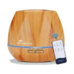 Diffuserlove Luftbefeuchter 550ML diffuser Aroma diffuser Trag usor Cool Mist Humidifier mit Fernbedienung,7 Farben LED und AUTO-Abschaltung Funktion,Perfekt für SPA, Massage, Yoga