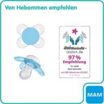 MAM Original Start Schnuller im 2er-Set, speziell für Früh- und Neugeborene, stillfreundlicher Silikonschnuller aus MAM SkinSoft Silikon mit Schnullerbox, 0-2 Monate – Bild 4