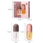 2 Pcs Natural Lip Plumper, Tag und Nacht Double Effect Natural Lip Enhancer, Klarer Lipgloss für vollere und Beauty Lips – Bild 7