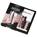 L'Oréal Paris Make-up Set mit Wimperntusche, Eyeliner und Lippenstift, False Lash Paradise Mascara (schwarz), Color Riche Plump & Shine Lippenstift (nude), Superliner Perfect Slim (schwarz), 3-teilig – Bild 4