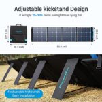 PowerOak 200W monokristallines faltbares und tragbares Solarpanel für Schuppen, Wohnmobile und Camping, Gebühr für tragbaren Solargenerator AC200P / AC50S / EB150 / EB240 / PS5B / AC30 – Bild 6