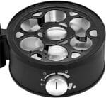 WMF Stelio Eierkocher Edelstahl, Eierkocher 1 Ei -7 Eier, 380 Watt, Härtegradeinstellung, Fortkochstufe, Messbecher mit Eipick, Silber – Bild 5