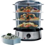 Russell Hobbs Dampfgarer 9 L – mit Reisschale, Eierhalter & Timer, BPA-frei