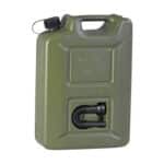 hünersdorff 802010 Kraftstoff-Kanister Profi 20L für Benzin, Diesel und Andere Gefahrgüter, Un-Zulassung, Made in Germany, TÜV-geprüfte Produktion, oliv