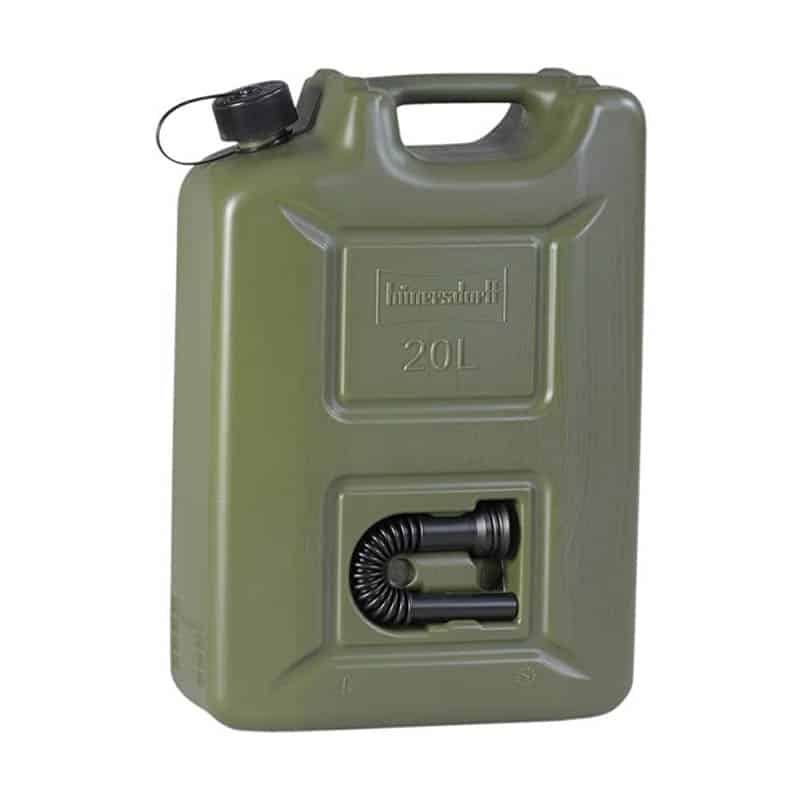 hünersdorff 802010 Kraftstoff-Kanister Profi 20L für Benzin, Diesel und Andere Gefahrgüter, Un-Zulassung, Made in Germany, TÜV-geprüfte Produktion, oliv hünersdorff 802010 Kraftstoff-Kanister Profi 20L für Benzin, Diesel und Andere Gefahrgüter, Un-Zulassung, Made in Germany, TÜV-geprüfte Produktion, oliv