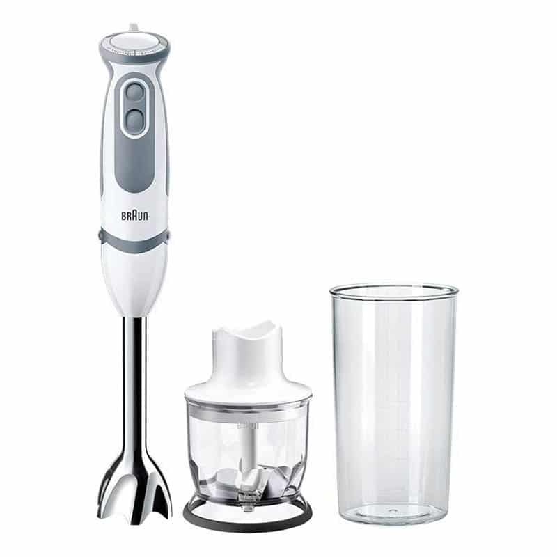 Braun Household Stabmixer MQ 5220WH Stabmixer – MultiQuick 5 Vario Pürierstab mit Edelstahl Mixfuss, 1000 Watt, inkl. 2-teiligem Zubehör-Set Braun Household Stabmixer MQ 5220WH Stabmixer – MultiQuick 5 Vario Pürierstab mit Edelstahl Mixfuss, 1000 Watt, inkl. 2-teiligem Zubehör-Set