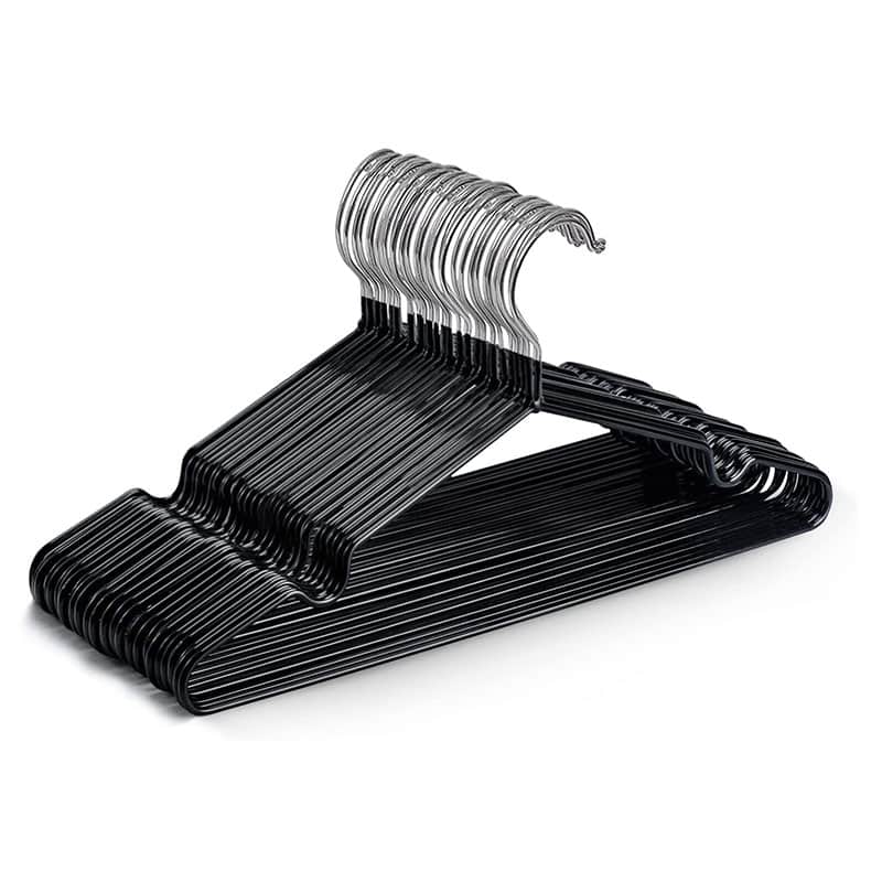 Keplin Kleiderbügel aus Metall, platzsparend, gummibeschichtet, robust, hochwertig, 20 Stück Keplin Kleiderbügel aus Metall, platzsparend, gummibeschichtet, robust, hochwertig, 20 Stück