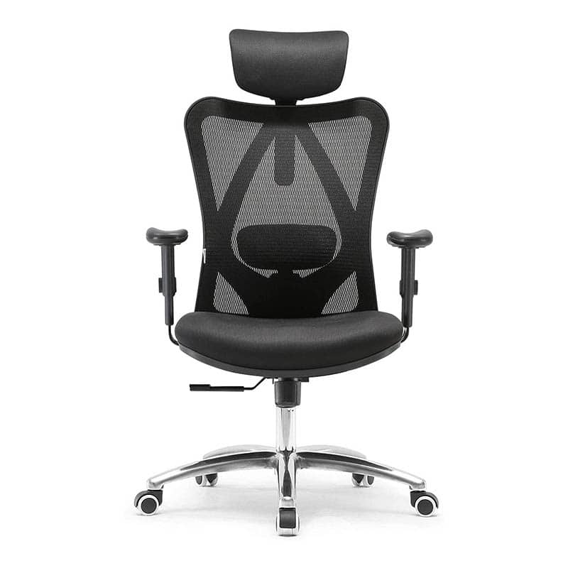 SIHOO Bürostuhl Ergonomischer Schreibtischstuhl, Drehstuhl hat Verstellbarer Lordosenstütze, Kopfstütze und Armlehne, Höhenverstellung und Wippfunktion, Rückenschonend, Bis 150kg/330LB Belastbar SIHOO Bürostuhl Ergonomischer Schreibtischstuhl, Drehstuhl hat Verstellbarer Lordosenstütze, Kopfstütze und Armlehne, Höhenverstellung und Wippfunktion, Rückenschonend, Bis 150kg/330LB Belastbar