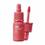Peripera Tusche die Velvet Flüssige Lippe| Hohe Pigmentfarbe, langanhaltend, schwerelos, nicht an Tieren getestet, glutenfrei, parabenfrei