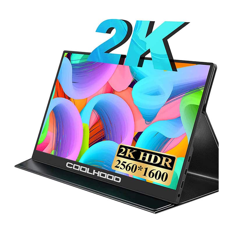 Portable Monitor - COOLHOOD Tragbarer Monitor 13.3 Zoll 2560x1600 Mobiler Monitor mit USB C HDMI Typ-C, Externes Display IPS Bildschirm für Laptop/PC/Xbox/PS4/Switch/Phone Portable Monitor - COOLHOOD Tragbarer Monitor 13.3 Zoll 2560x1600 Mobiler Monitor mit USB C HDMI Typ-C, Externes Display IPS Bildschirm für Laptop/PC/Xbox/PS4/Switch/Phone