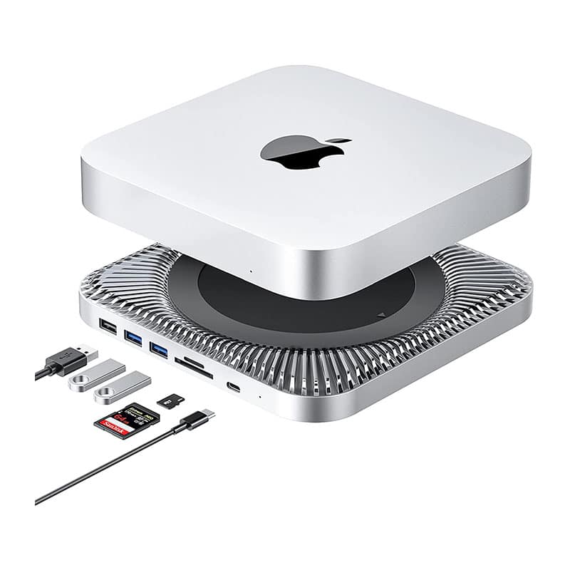 USB-C-Hub mit Festplattengehäuse für Mac Mini M1 USB-C-Hub mit Festplattengehäuse für Mac Mini M1