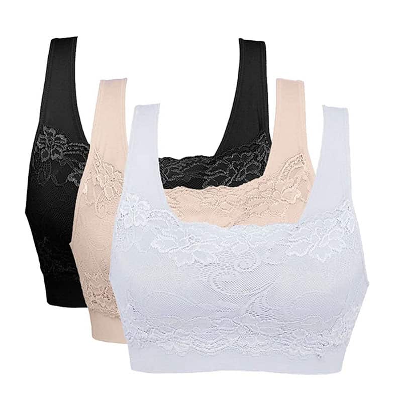Vertvie Womens Strech Ohne Buegel Push up Yoga Sports BH Bra Top Set Fuer Fitnesstraining Polsterung Vertvie Womens Strech Ohne Buegel Push up Yoga Sports BH Bra Top Set Fuer Fitnesstraining Polsterung