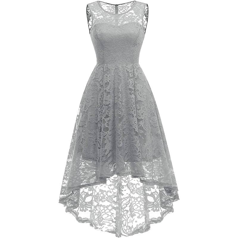 MuaDress 6006 Elegante Abendkleider Cocktailkleider Damenkleider Brautjungfernkleider aus Spitzen Knielange Rockabilly Ballkleid Rund Ausschnitt MuaDress 6006 Elegante Abendkleider Cocktailkleider Damenkleider Brautjungfernkleider aus Spitzen Knielange Rockabilly Ballkleid Rund Ausschnitt