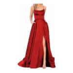 Abendkleid Rückenfrei Satin