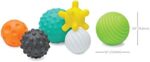Infantino Textured Multi Ball Set – Texturierte Bälle im Set für die sensorische Entwicklung – Für Kinder ab 6 Monaten – Bild 6