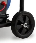 EBERTH 2200 Watt Notstromaggregat Stromerzeuger Stromaggregat mit Fahrwerk, E-Start – Bild 9