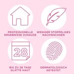Veet Zuckerpaste mit Arganöl, geeignet zur Haarentfernung am Körper & den Beinen, Holzspatel & Stoffstreifen, Veet Sugaring – Bild 5