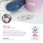 Livella Silberhütchen - Schützt und beruhigt bei wunden und empfindlichen Brustwarzen - Medizinprodukt Made in Germany - Stillhütchen 2 Stück - massives 999 Silber – Bild 5