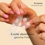 Rael Hydrokolloid Akne Pimple Patch - Unsichtbar, Makelfleck, Hydrokolloid, Hautbehandlung, zwei Grössen (96 count) – Bild 3