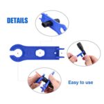GTIWUNG , Männlich/Weiblich Solarpanel Kabelstecker, Solar Panel Kabel Anschlüsse Stecker, Photovoltaik Steckverbinder mit Schraubenschlüssel – Bild 2