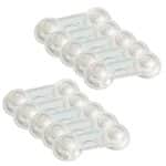 10 Stk. Offgridtec Türsicherung für Baby Schubladensicherung Kindersicherung Türriegel Transparent