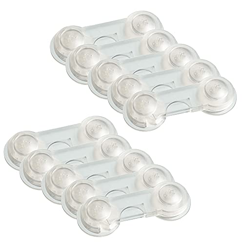 10 Stk. Offgridtec Türsicherung für Baby Schubladensicherung Kindersicherung Türriegel Transparent 10 Stk. Offgridtec Türsicherung für Baby Schubladensicherung Kindersicherung Türriegel Transparent