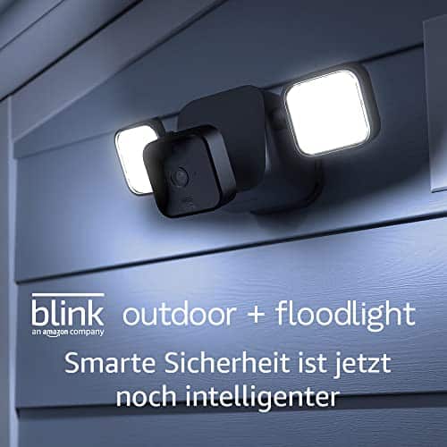 Blink Outdoor + Floodlight – kabellose, batteriebetriebene Flutlicht-Halterung und smarte HD-Sicherheitskamera, 700 Lumen, Bewegungserfassung, Einrichtung in wenigen Minuten – 1 Kamera-Set Blink Outdoor + Floodlight – kabellose, batteriebetriebene Flutlicht-Halterung und smarte HD-Sicherheitskamera, 700 Lumen, Bewegungserfassung, Einrichtung in wenigen Minuten – 1 Kamera-Set