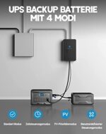 BLUETTI Erweiterbare Power Station AC300 und B300, 3072 Wh LiFePO4 Batterie-Backup mit 6 3000-W-Wechselstromsteckdosen (6000 W Peak), Solargenerator für Home-Backup, Vanlife, Notfall – Bild 5