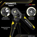 Crimpzangen Aderendhülsen Set von SCHMITZ.Tools® [1800 Teile] - Premium Aderendhülsen Zange [0,25– 10mm2] - Krimpzange - Crimpzange Set - Presszange - Elektrowerkzeug - Aderendhülsenzange – Bild 2