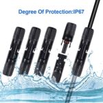 GTIWUNG , Männlich/Weiblich Solarpanel Kabelstecker, Solar Panel Kabel Anschlüsse Stecker, Photovoltaik Steckverbinder mit Schraubenschlüssel – Bild 6