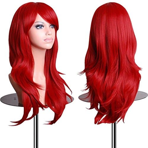 EmaxDesign 70cm qualitativ hochwertige Cosplay Perücke Für Frauen. Lang Voll, Lockig Wllig Heiz resistent. Fashion Glamourös Haarteil mit kostenlosen Perücke Kappe & Perücke Kamm EmaxDesign 70cm qualitativ hochwertige Cosplay Perücke Für Frauen. Lang Voll, Lockig Wllig Heiz resistent. Fashion Glamourös Haarteil mit kostenlosen Perücke Kappe & Perücke Kamm