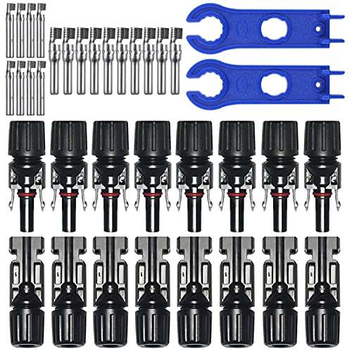 GTIWUNG , Männlich/Weiblich Solarpanel Kabelstecker, Solar Panel Kabel Anschlüsse Stecker, Photovoltaik Steckverbinder mit Schraubenschlüssel GTIWUNG , Männlich/Weiblich Solarpanel Kabelstecker, Solar Panel Kabel Anschlüsse Stecker, Photovoltaik Steckverbinder mit Schraubenschlüssel