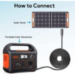 KFD 8 mm Solarkabel für Jackery – 3 m Verlängerung für 60W/100W Solarpanels & Powerstations