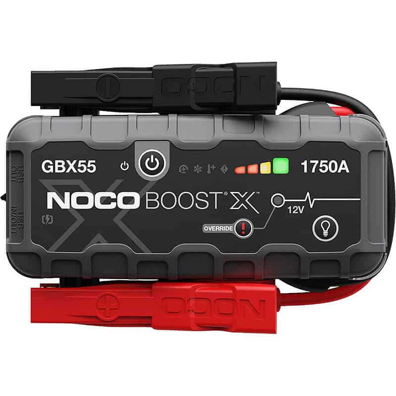 NOCO Boost X GBX55 1750A 12V UltraSafe Starthilfe, Tragbare Auto Batterie Booster, Powerbank-Ladegerät, Starthilfekabel und Überbrückungskabel für bis zu 7,5-Liter-Benzin- und 5,0-Liter-Dieselmotoren NOCO Boost X GBX55 1750A 12V UltraSafe Starthilfe, Tragbare Auto Batterie Booster, Powerbank-Ladegerät, Starthilfekabel und Überbrückungskabel für bis zu 7,5-Liter-Benzin- und 5,0-Liter-Dieselmotoren