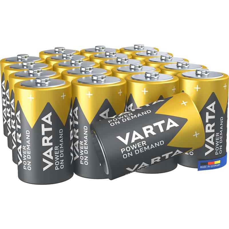 VARTA Batterien Power on Demand, Alkaline, Vorratspack, smart, flexibel, leistungsstark, Smart Home Geräte, Made in Germany VARTA Batterien Power on Demand, Alkaline, Vorratspack, smart, flexibel, leistungsstark, Smart Home Geräte, Made in Germany