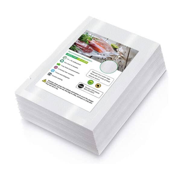 Accenter Vakuumierfolie, Microns Profi fur Vakuumierer & Lebensmittel Vakuumiergerat, BPA-frei, Sehr Stark, Kochbar, Sous Vide geeignet, Wiederverwendbar