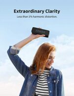 Anker SoundCore Kompakter Bluetooth 4.2 Lautsprecher, 24 Stunden Wiedergabe, Intensiver Bass, Integriertes Mikrofon, kompatibel mit iPhone, iPad, Samsung, Nexus, HTC und mehr – Bild 4